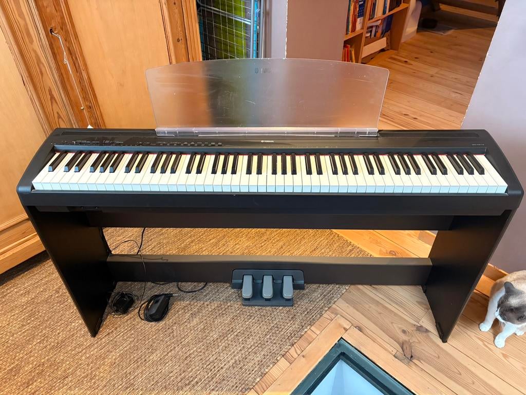 Yamaha-piano,, Muziek en Instrumenten, Ophalen, Zwart, Digitaal, Zo goed als nieuw