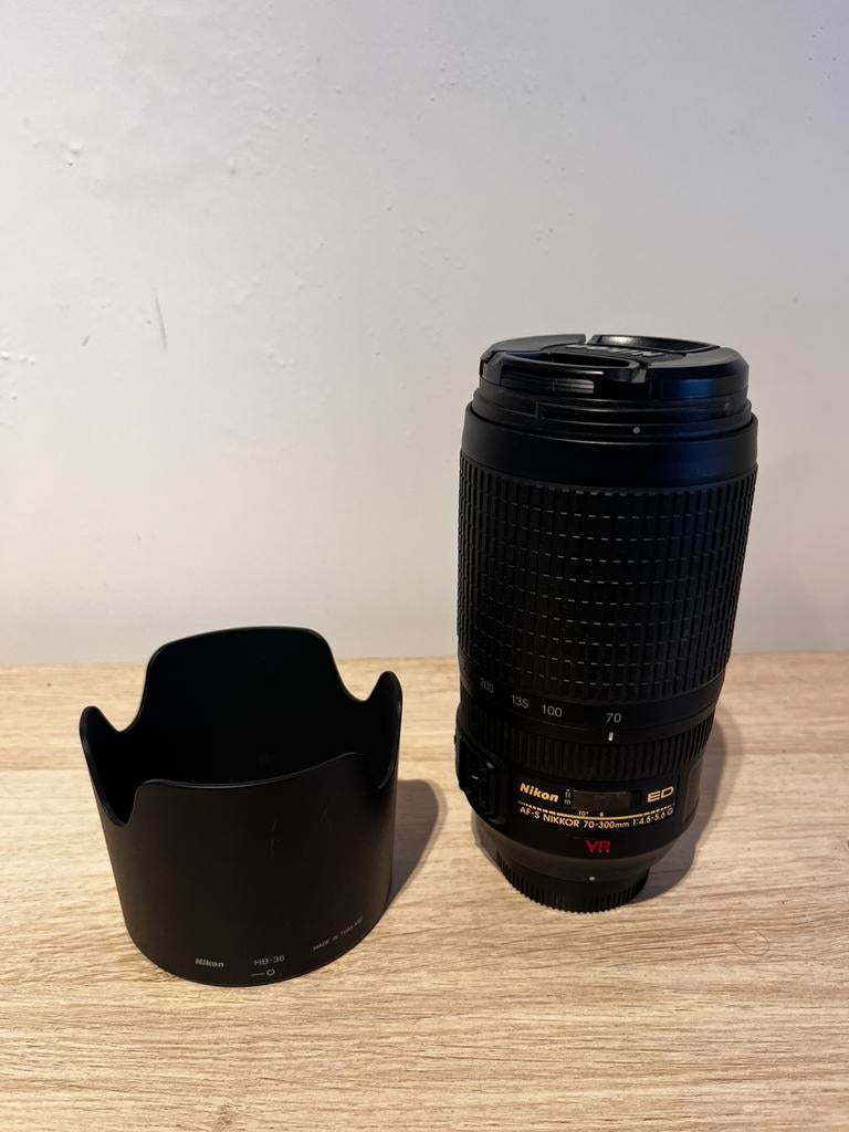 Nikon AF-S Nikkor 70-300mm f/4.5-5.6G IF-ED VR, Audio, Tv en Foto, Ophalen, Zo goed als nieuw