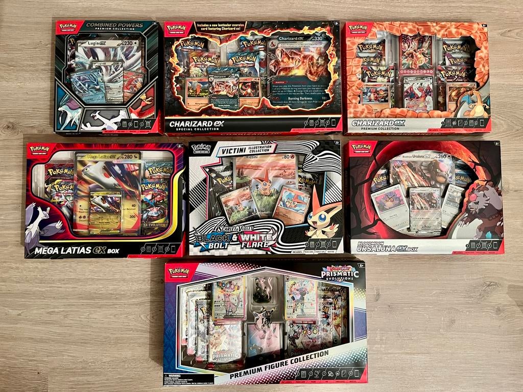 Sealed Pokémon Collection Boxes, Ophalen of Verzenden, Nieuw, Booster, Foil