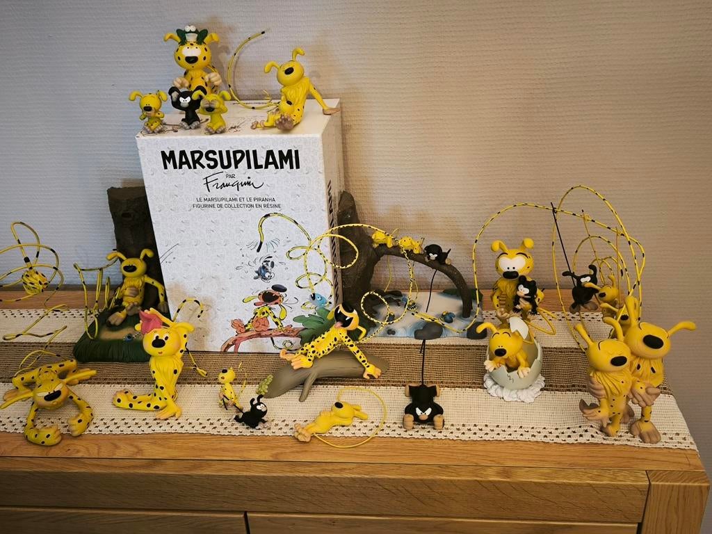 Collection figurines BD Marsupilami Leblon, Plastoy, Collections, Statues & Figurines, Enlèvement
