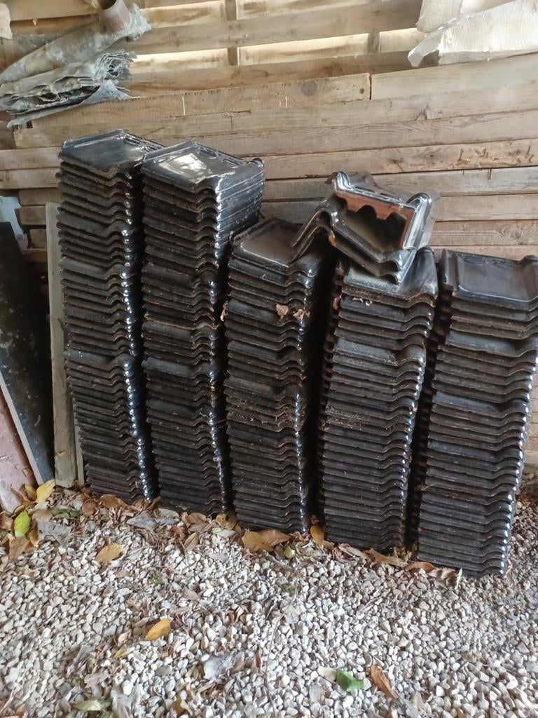 Stormpan 44 émaillé noir, Bricolage & Construction, Tuiles, Pierre ou Argile, Enlèvement, Utilisé