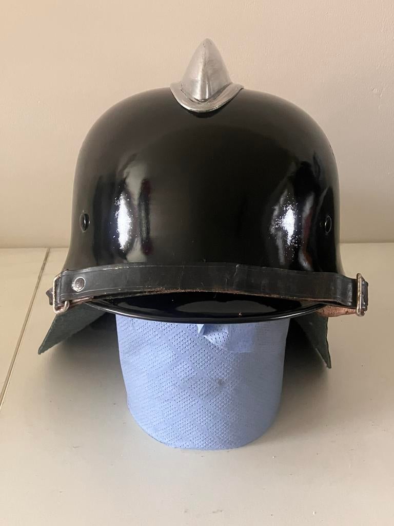 Duits German  WW2 WWII mint restored feuerschutspolizei Helm, Verzamelen, Militaria | Tweede Wereldoorlog, Ophalen of Verzenden