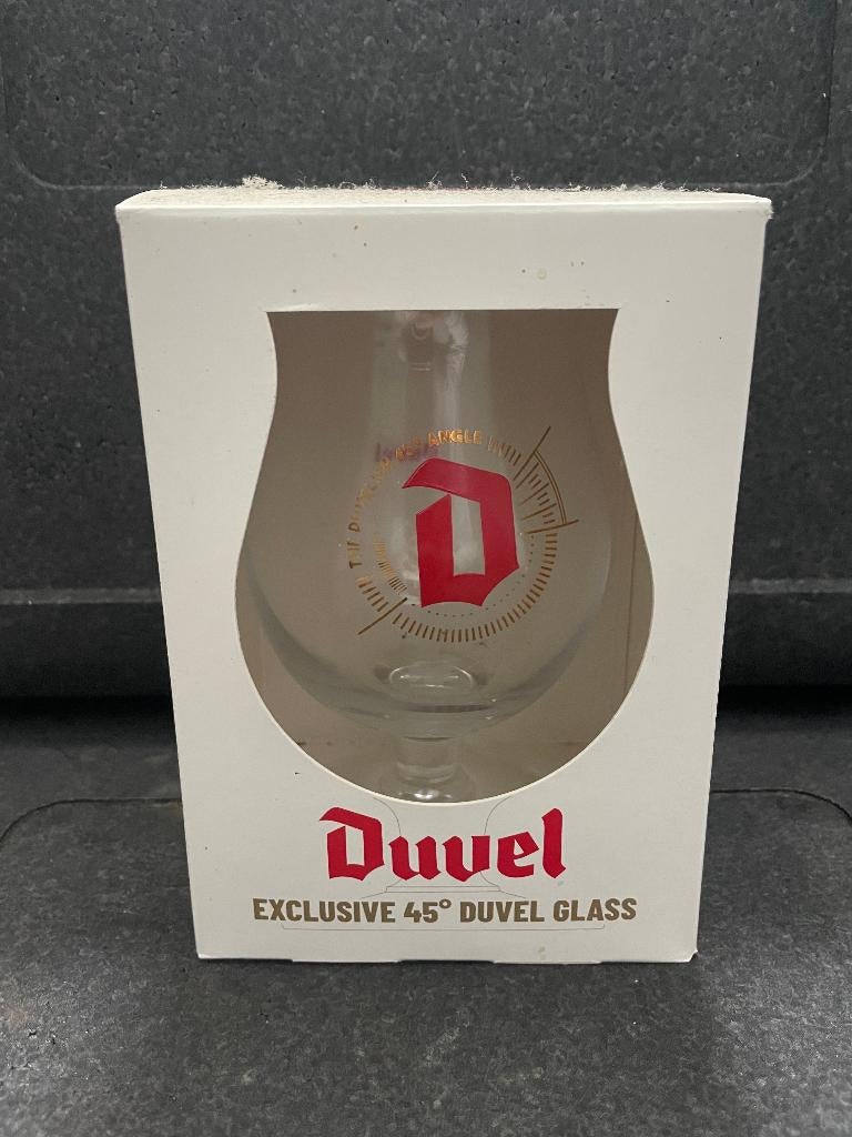 Exclusive 45 Duvel glas NIEUW!, Verzamelen, Ophalen of Verzenden, Nieuw, Bierglas