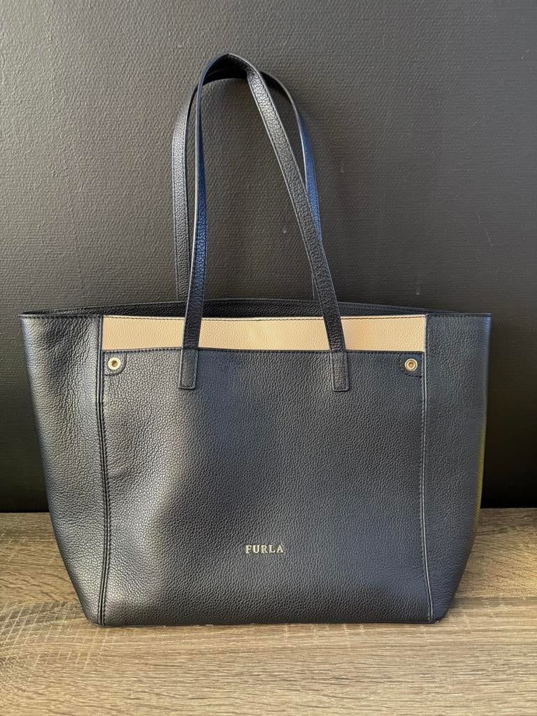 Handtas Furla, leder, Handtassen en Accessoires, Ophalen of Verzenden, Zo goed als nieuw, Handtas