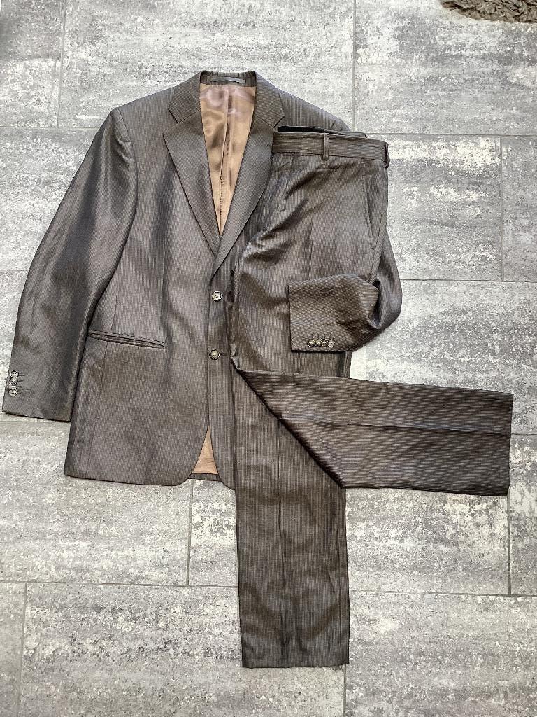 Kostuum heren Belize 48/50, Kleding | Heren, Kostuums en vesten, Belize, Bruin, Maat 48/50 (M), Ophalen of Verzenden