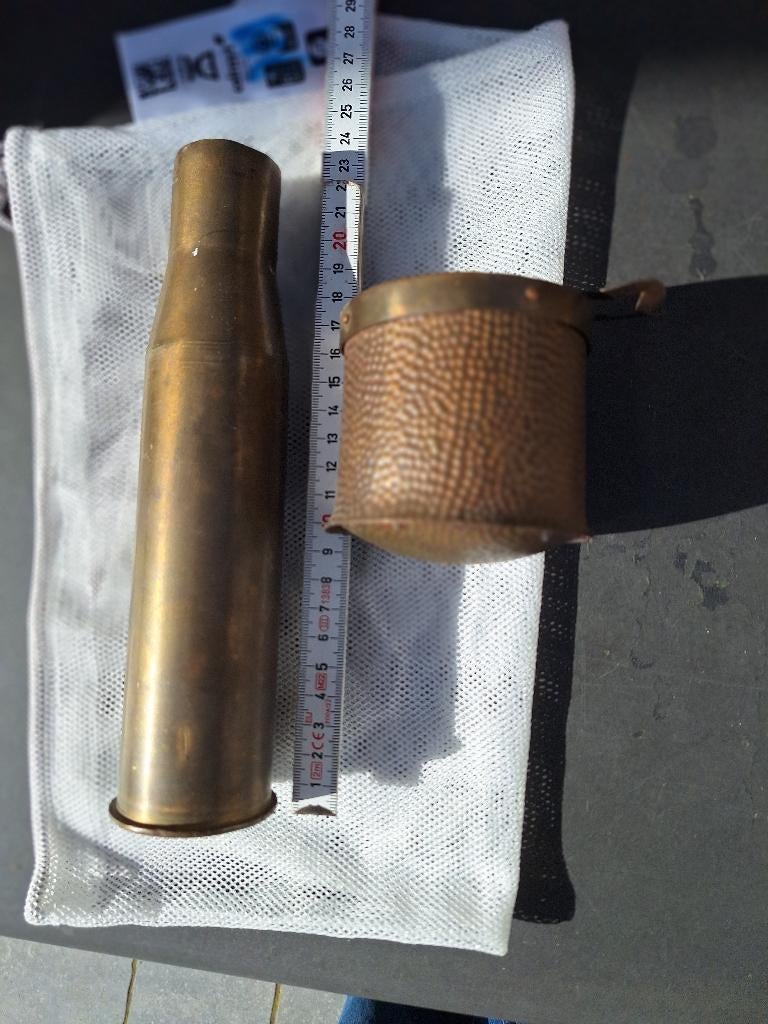 Koperen omhulsel van het Amerikaanse leger, Verzamelen, Militaria | Algemeen, Ophalen of Verzenden, Landmacht, Hulzen of Bodemvondsten