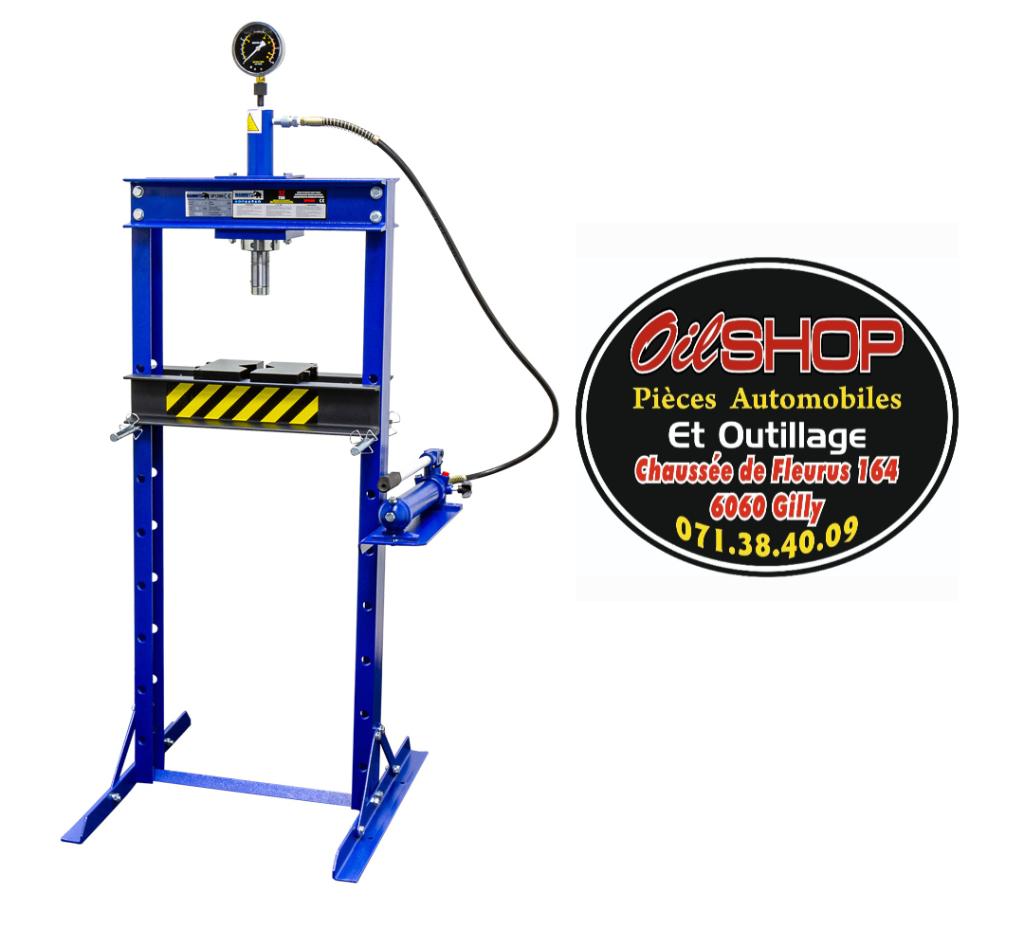 Presse hydraulique manuelle d'atelier 12 tonnes, Enlèvement, Neuf