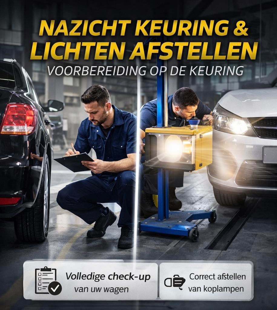 Lichten afstellen + nazicht keuring, Ophalen, Nieuw, Overige automerken