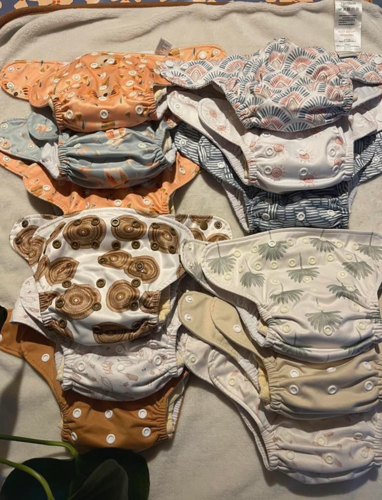 Wasbare luiers starterspakket, Ophalen of Verzenden, Zo goed als nieuw