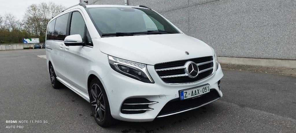 V 250d AMG LINE 5pl lichte vracht Panodak-Trekhaak-BTW INCL!, Auto's, Automaat, 4 cilinders, Wit, Bedrijf