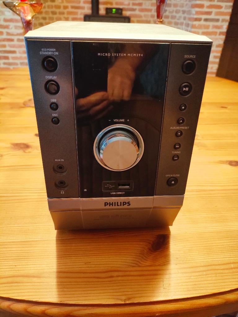 Microketen Philips MCM 394, Audio, Tv en Foto, Stereoketens, Ophalen, Philips, Gebruikt, Microset