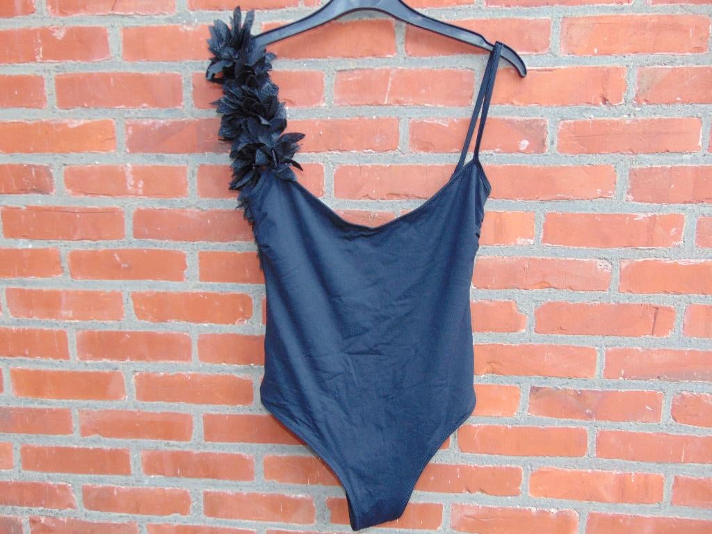 Badpak La Reveche maat M nieuwstaat, Kleding | Dames, Badmode en Zwemkleding, Ophalen of Verzenden, Zo goed als nieuw, Zwart, Badpak