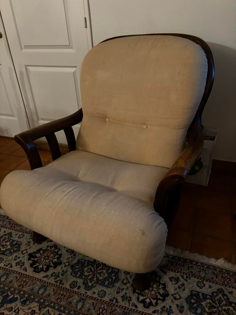 Fauteuil confortable, Maison & Meubles, Enlèvement, Utilisé, Bois