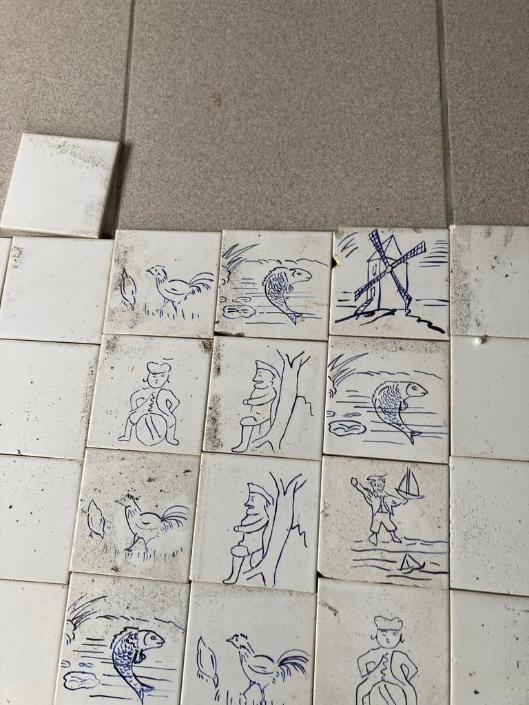 Tegels delft blauw, Ophalen, Zo goed als nieuw