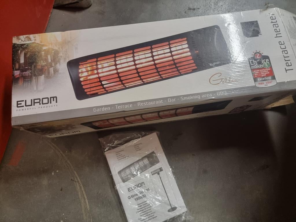 EUROM Q-time GOLDEN 1800 STRIKTE TUINVERWARMING. NEGEN, Ophalen