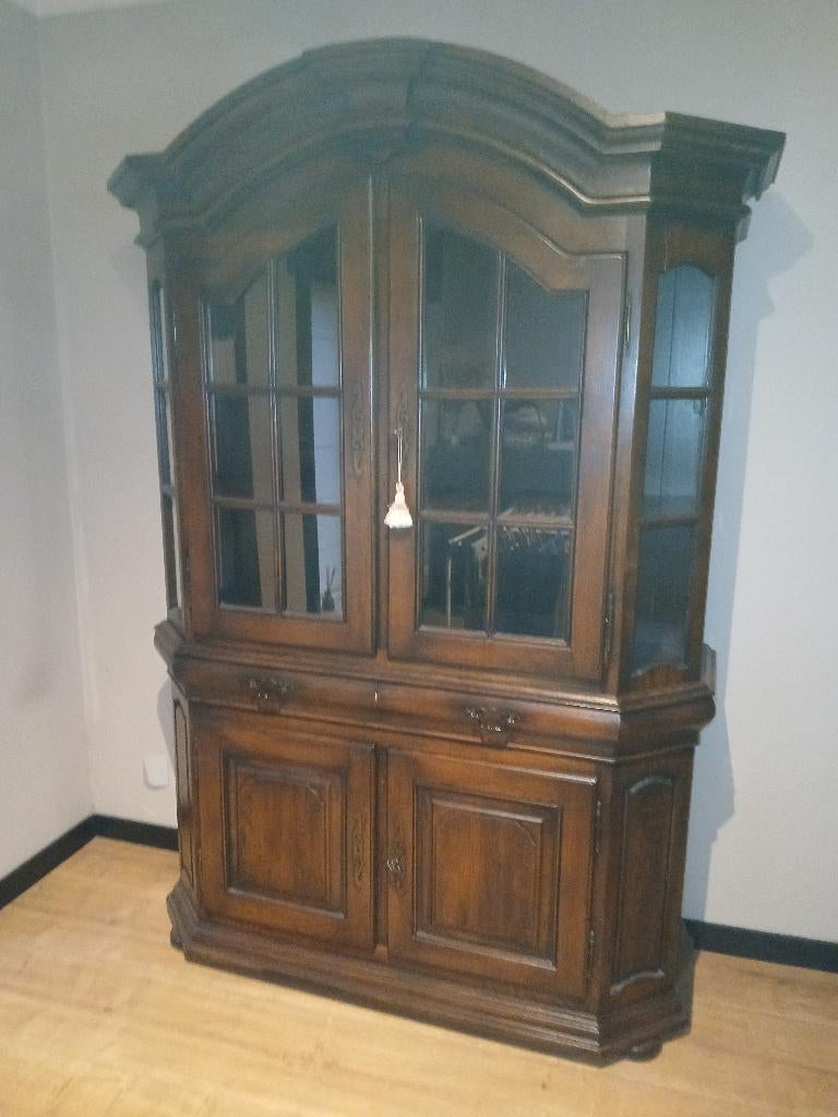 Landelijke antieke vitrinekast, Maison & Meubles, Armoires | Vitrines, Enlèvement