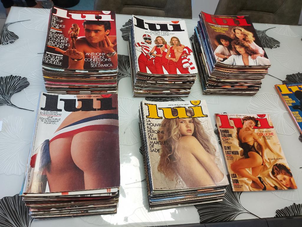 LUI Lot de 200 Revues/Magazines, Enlèvement ou Envoi, 1980 à nos jours, Journal ou Magazine
