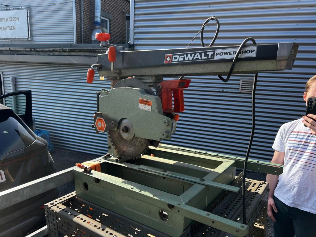 DeWALT Powershop Radiaalzaag – Professionele machine, Doe-het-zelf en Bouw, Gereedschap | Zaagmachines, Zo goed als nieuw, Ophalen