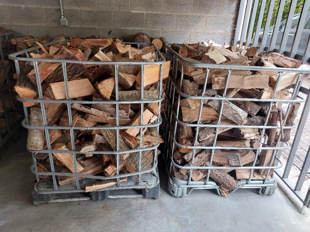 Brandhout te koop - Nog 2 kuub beschikbaar!, Tuin en Terras, Brandhout, Minder dan 3 m³, Ophalen, Overige houtsoorten, Blokken