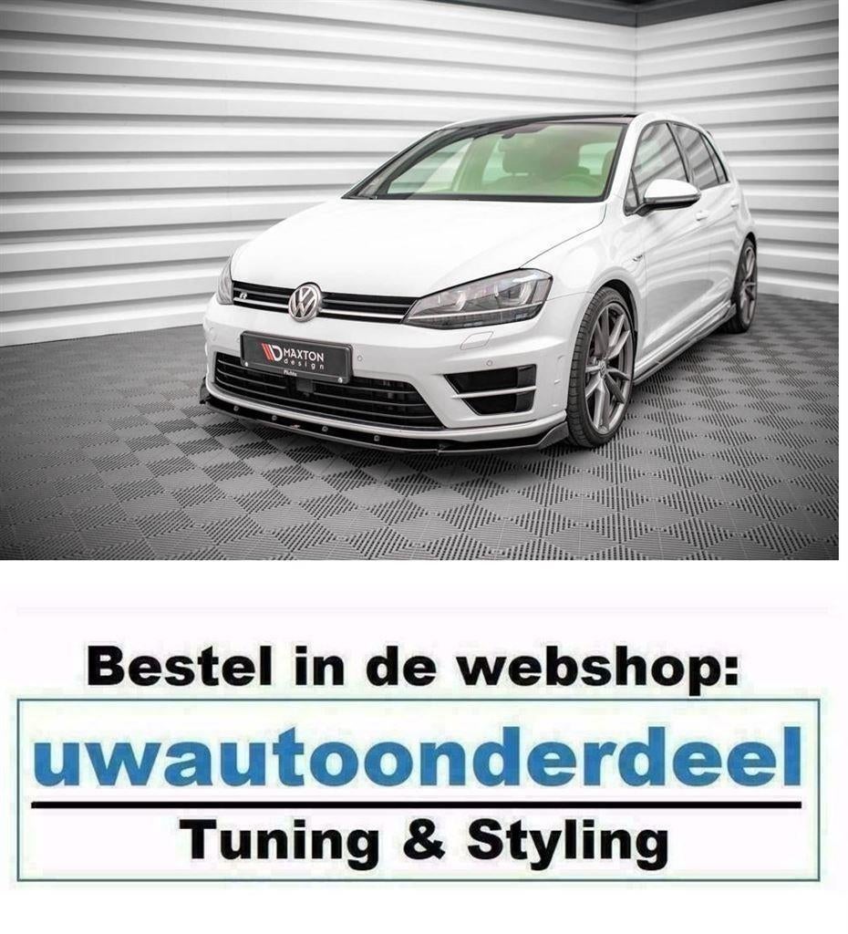 Maxton Design Spoiler Lip Splitter Geschikt Voor Vw Golf 7 R, Verzenden