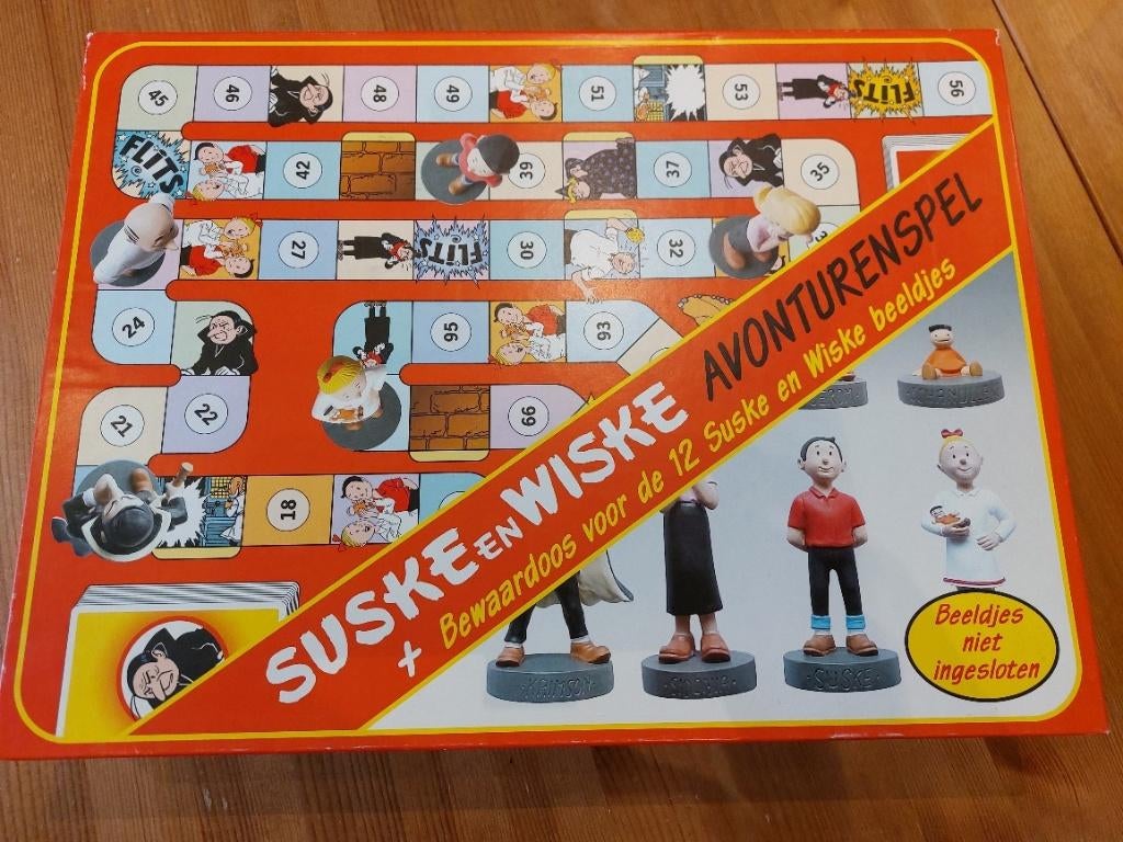 Suske & Wiske avonturenspel, Trois ou quatre joueurs, Enlèvement, Comme neuf, Merison Retail
