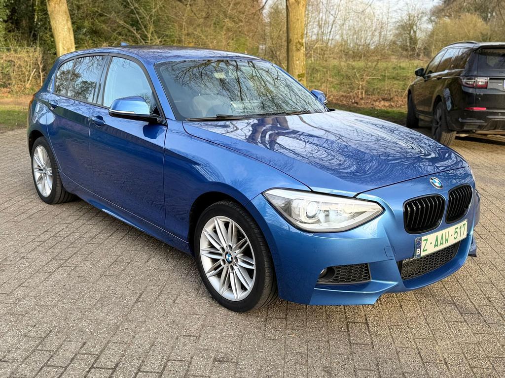 BMW 114i M-Pakket | 128.000 km | CarPlay | Xenon 12MGarantie, Auto's, Euro 5, Blauw, Bedrijf, 1400 cc