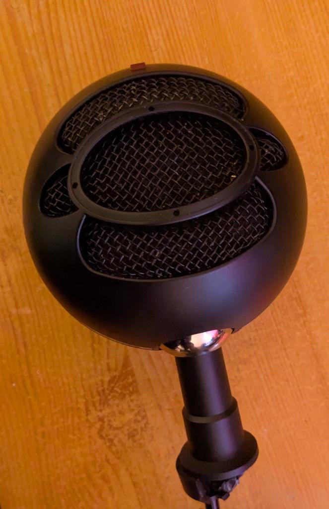Blue Snowball USB Microfoon Zwart – Werkt Perfect, Muziek en Instrumenten, Ophalen, Gebruikt, Overige typen