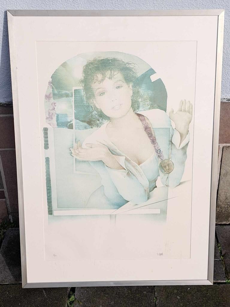 Lithographie signe pol mara, Antiek en Kunst, Ophalen