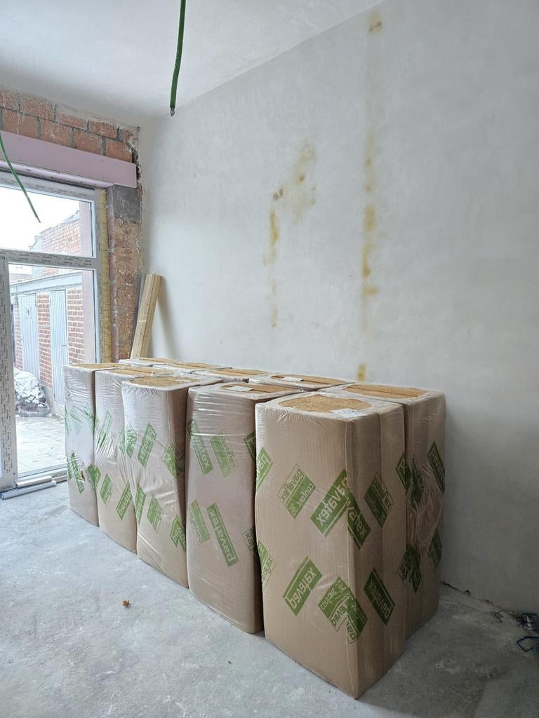 Laine de bois 220mm, Bricolage & Construction, Isolation & Étanchéité, Isolation de toiture, Enlèvement, Autres matériaux, 12 cm ou plus