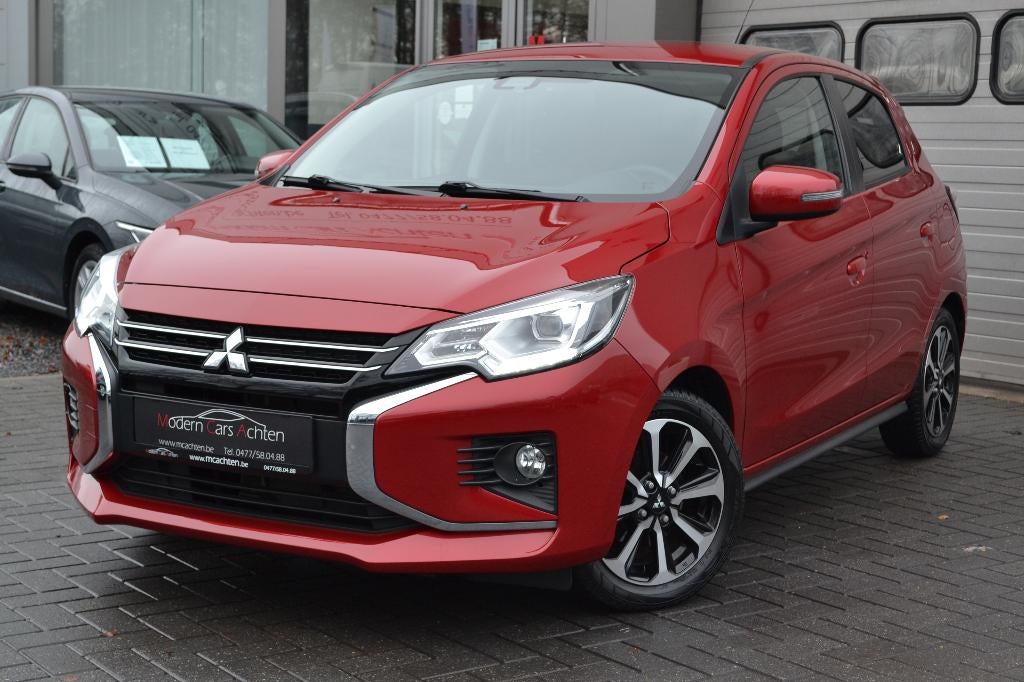 Mitsubishi Space Star 1.2 Essence AUTOMATIQUE 6 500 KM, Autos, Rouge, Achat, Euro 6, Entreprise