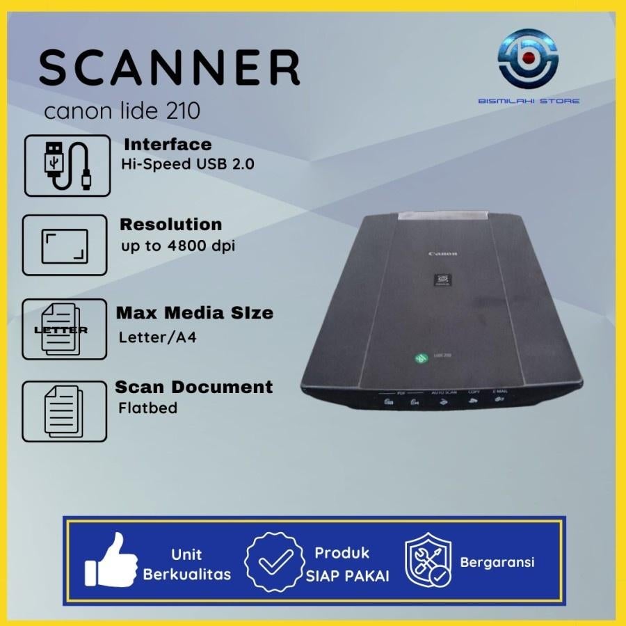 Cannon Lide 210-scanner, Computers en Software, Scanners, Ophalen of Verzenden, Gebruikt, Flatbedscanner, Windows