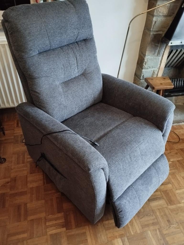 Fauteuil relax électrique - Easy comfort - De Eiken Zetel, Maison & Meubles, Fauteuils, Neuf, Tissus, Enlèvement