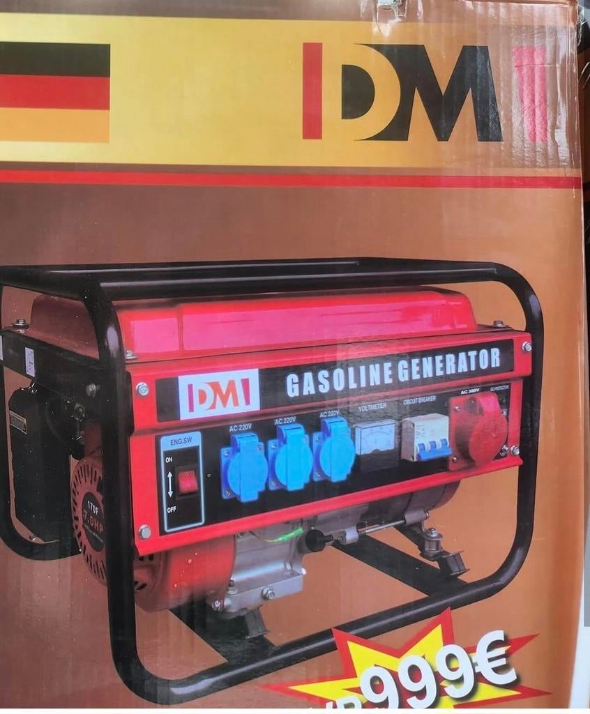 Divers groupes électrogènes silencieux à essence du groupe e, Enlèvement ou Envoi, Neuf