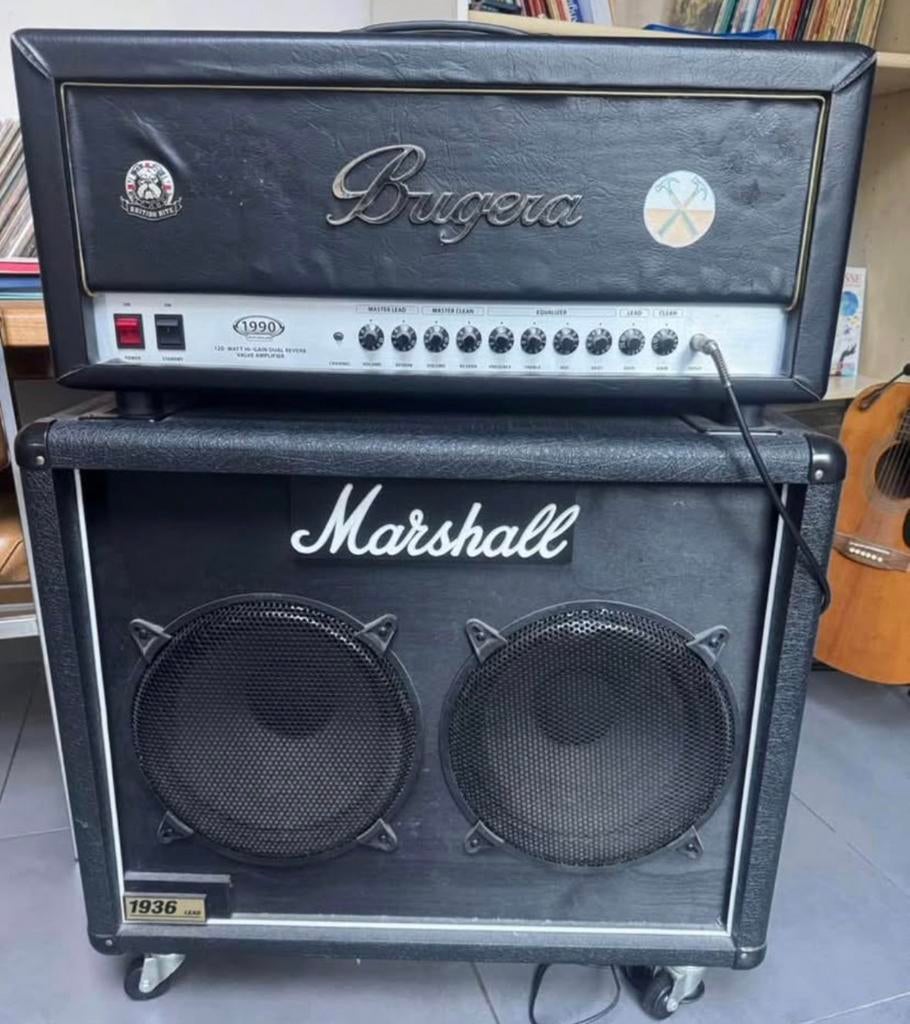 Ampli à lampes 120 watts avec cabinet 2x12, Enlèvement, Comme neuf