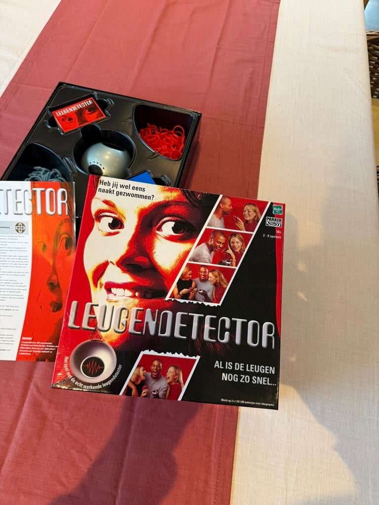 Leugendetector- parker, Vijf spelers of meer, Ophalen, Zo goed als nieuw, Parker