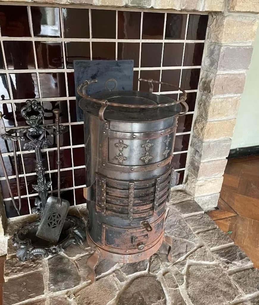 Kachel, Ophalen, Gebruikt, Vrijstaand, Hout