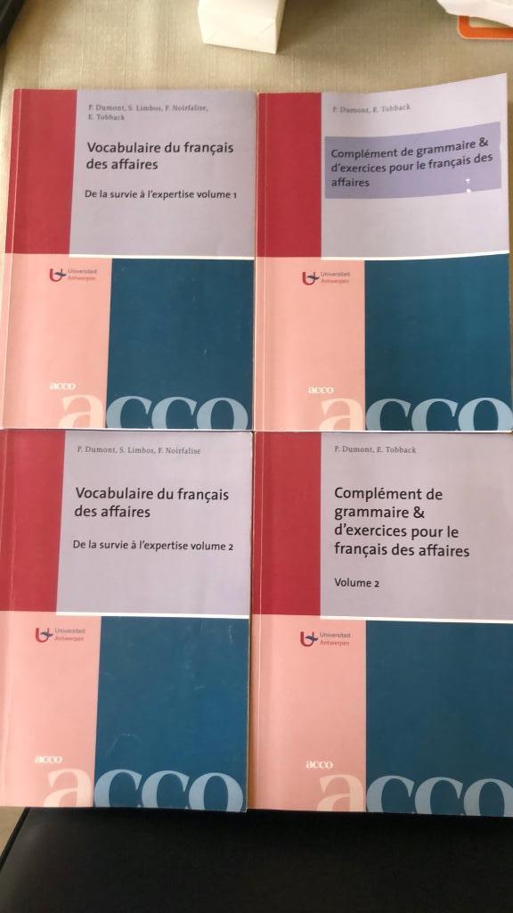 Vocabulaire du français des affaires+Complément et d'exercic, Ophalen of Verzenden, Zo goed als nieuw, Hoger Onderwijs, Acco