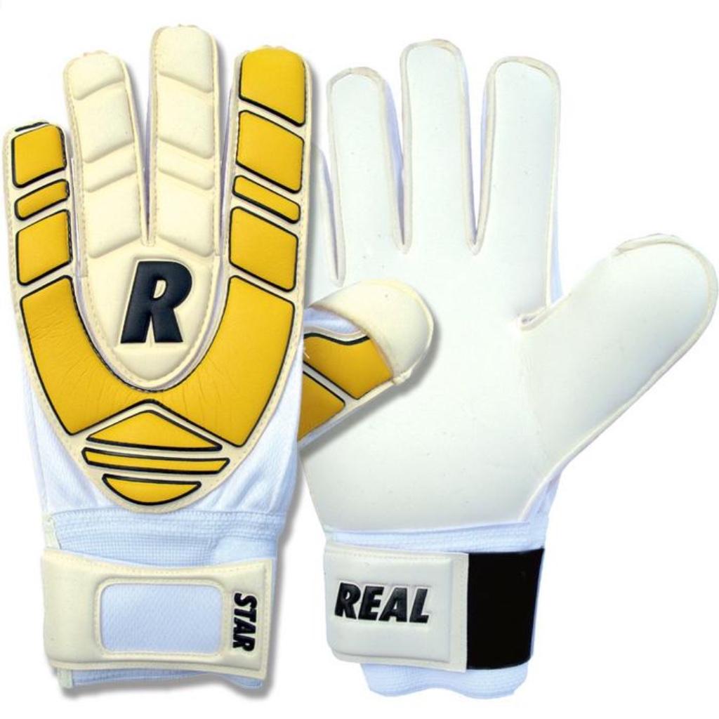 Gants Nike Real Star Keeper (gardien de but de football), Enlèvement ou Envoi, Nike, Blanc, Taille 48/50 (M)