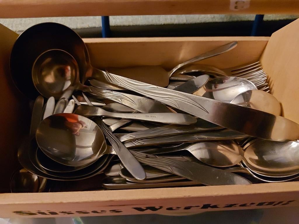 Gero Zilmeta 520 mango bestek, Maison & Meubles, Cuisine | Couverts, Enlèvement ou Envoi, Utilisé