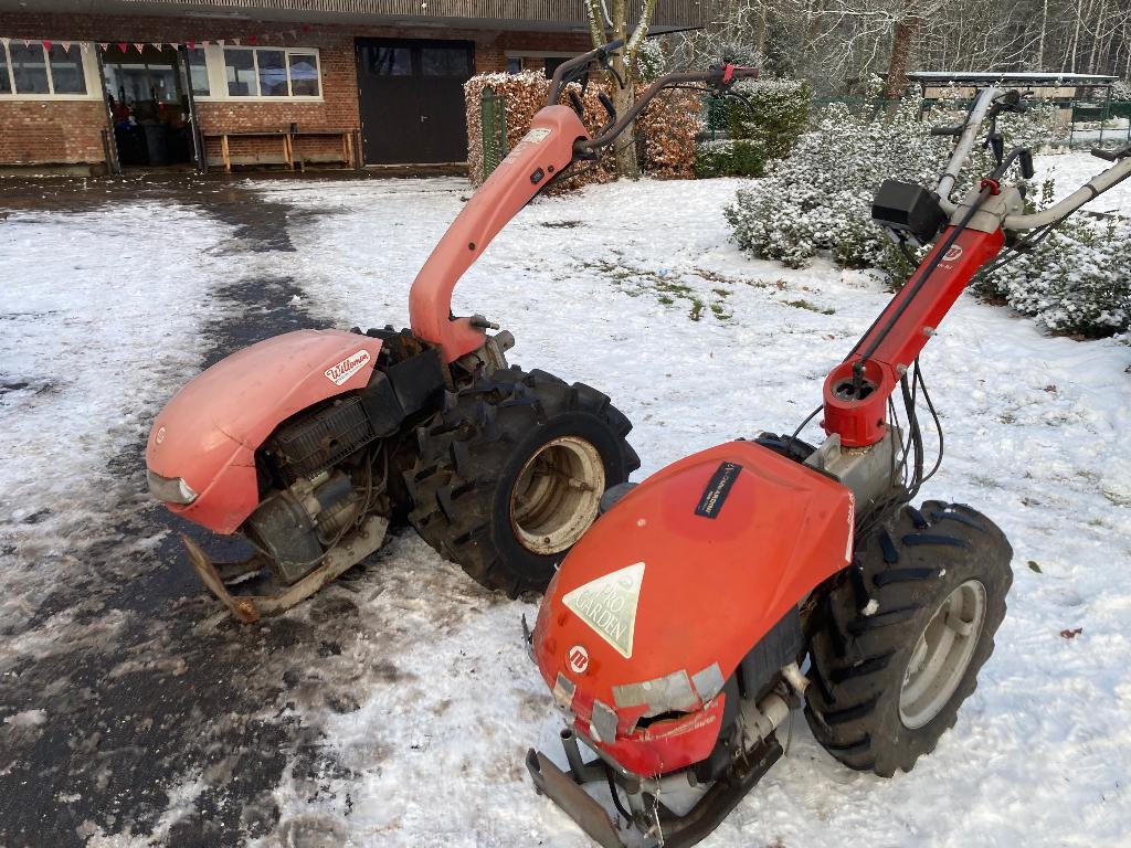 Nibbi motoculteur (2) + bakfrees + rotoreg, Enlèvement, Utilisé