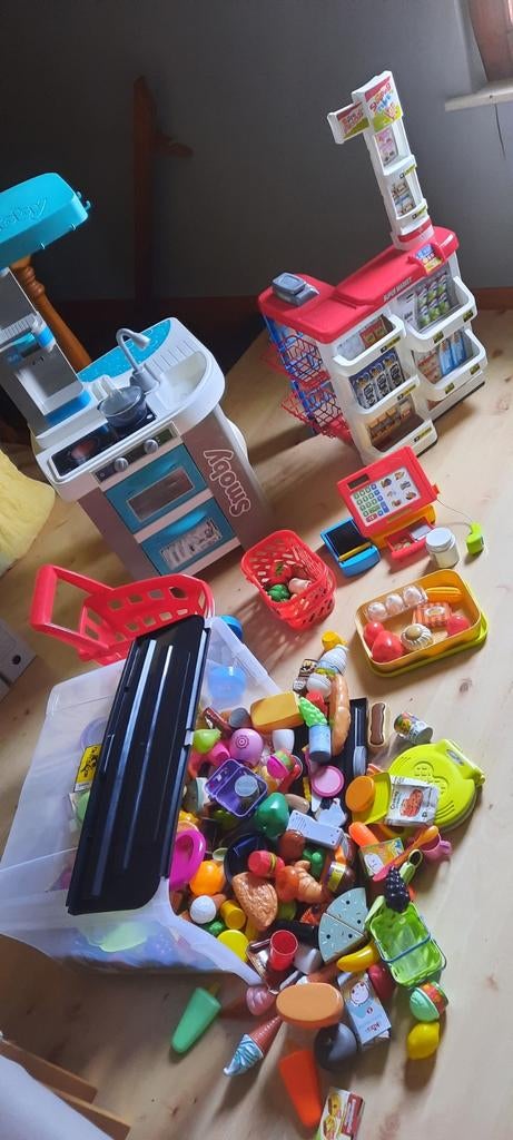 Keuken en winkeltje, Ophalen