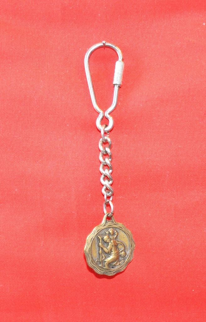 porte cle religieux saint christophe (1), Enlèvement ou Envoi, Utilisé, Autres types, Christianisme | Catholique
