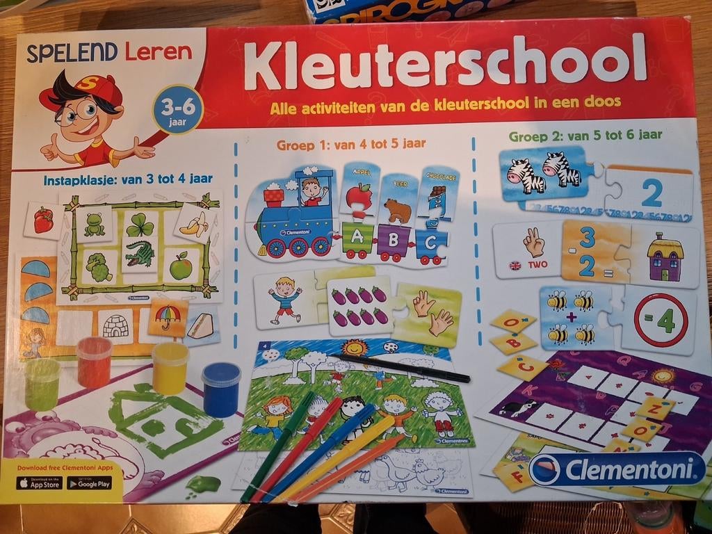 Kleuterschool spelend leren, Kinderen en Baby's, Speelgoed | Educatief en Creatief, Ophalen, Nieuw, Taal en Lezen