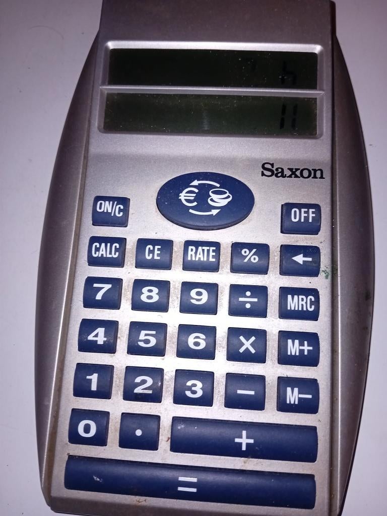 calculatrice de saxophone vintage, Enlèvement ou Envoi, Utilisé