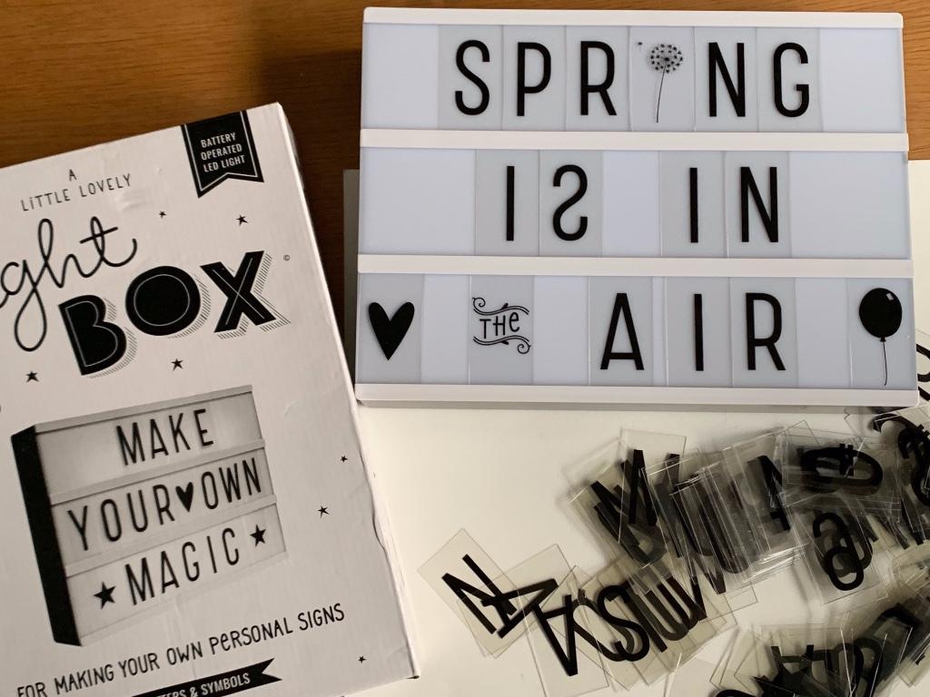 A Little Lovely Company lightbox A4 met extra plaatjes, Huis en Inrichting, Ophalen of Verzenden, Zo goed als nieuw