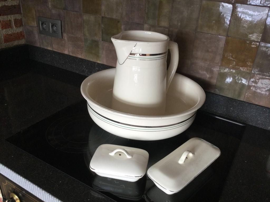 Vintage waskom-set, Antiek en Kunst, Ophalen of Verzenden