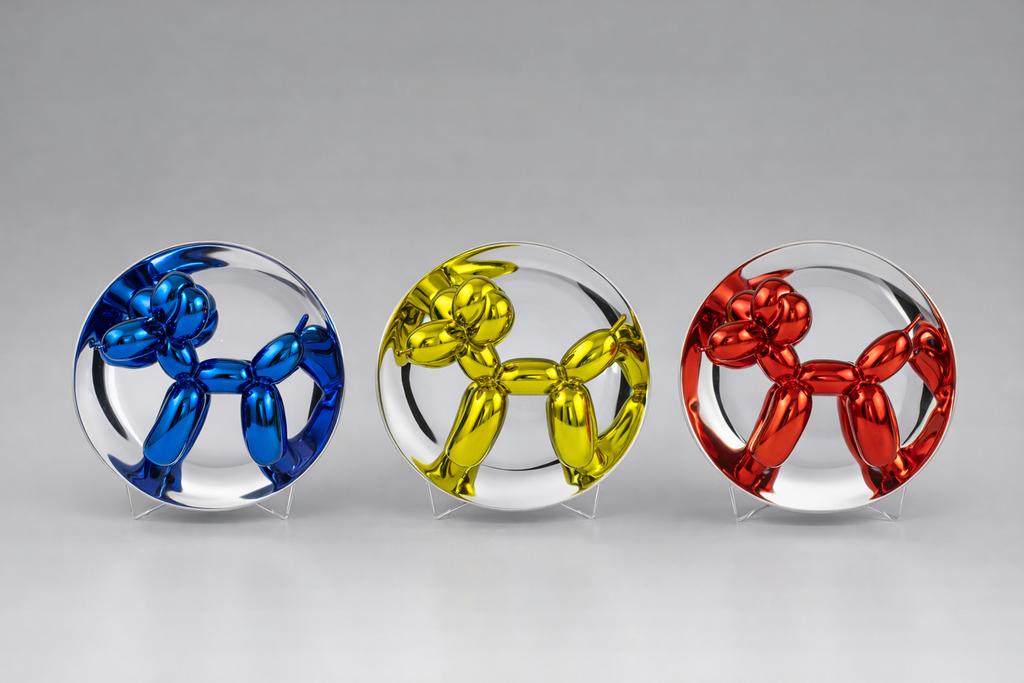 Jeff Koons Balloon Dog – Red 1995 / Blue 2002 / Yellow 2015, Antiek en Kunst, Ophalen