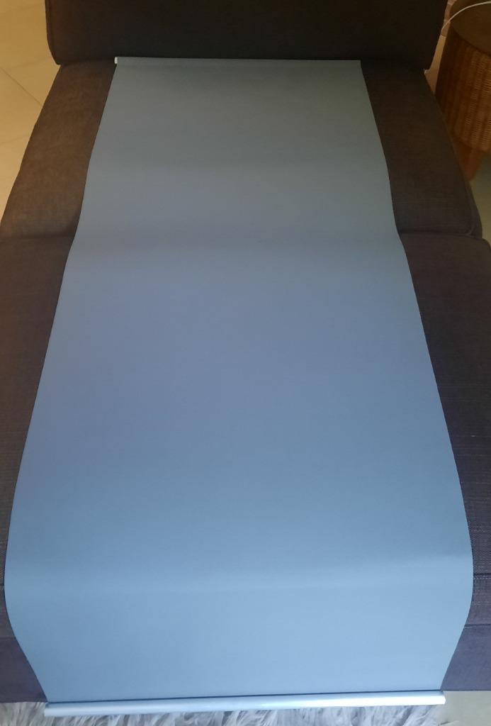 rolgordijn grijs/zilver Relaxdays Thermorollo twee stuks, Huis en Inrichting, Stoffering | Gordijnen en Lamellen, Ophalen, Gebruikt