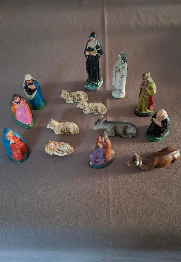 Vintage kerstfiguren, Ophalen of Verzenden