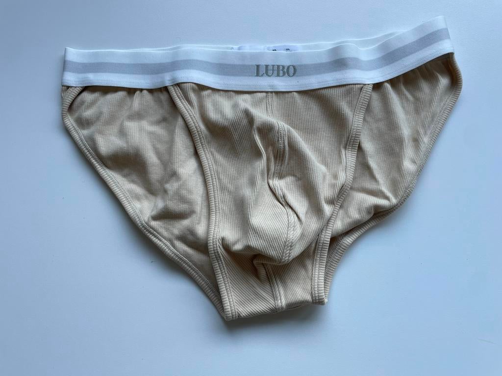 Tanga heren nieuw maat M, Verzenden, Beige, Lubo, Slip
